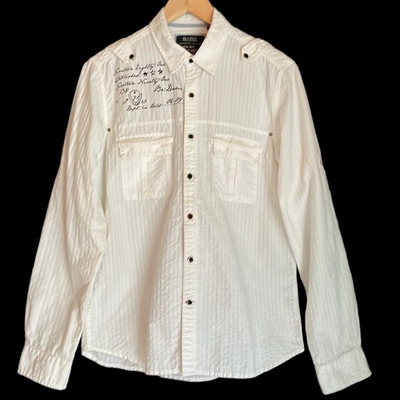 Bare Denim Western Shirt M - Picture 1 of 10